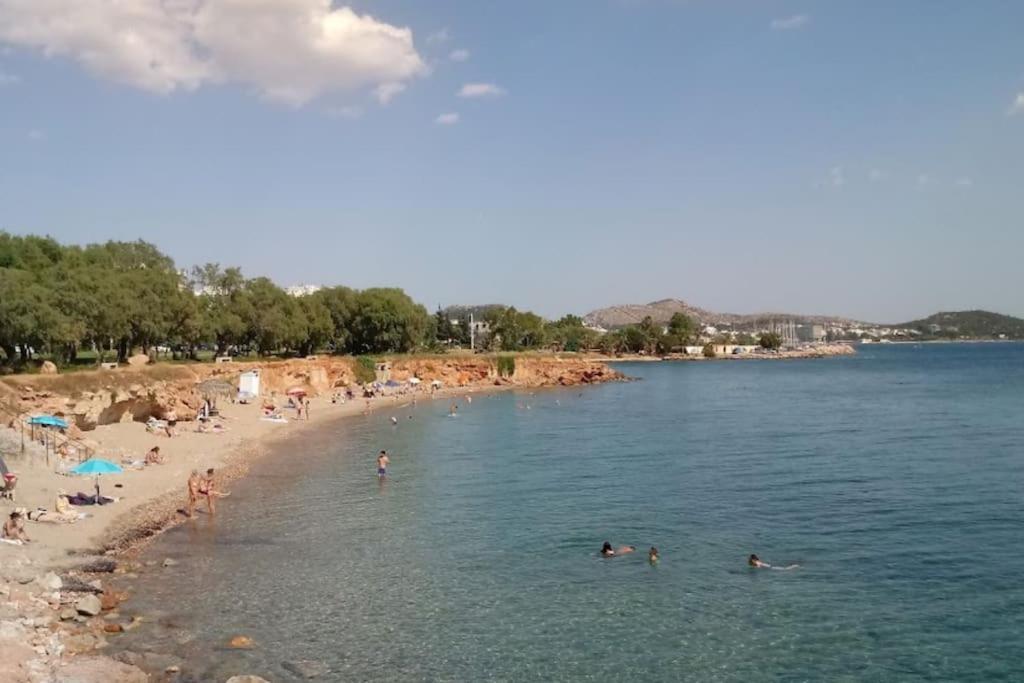 Lovely 1-Bedroom 2 Minutes From Beach Athen Eksteriør bilde